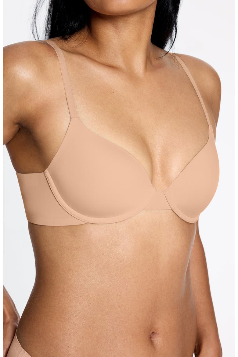 Simply Smooth T-Shirt Bra, Alternate, color, Buff