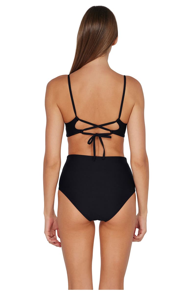 Sunsets Capri High Waist Bikini Swim Bottoms, Main, color, 