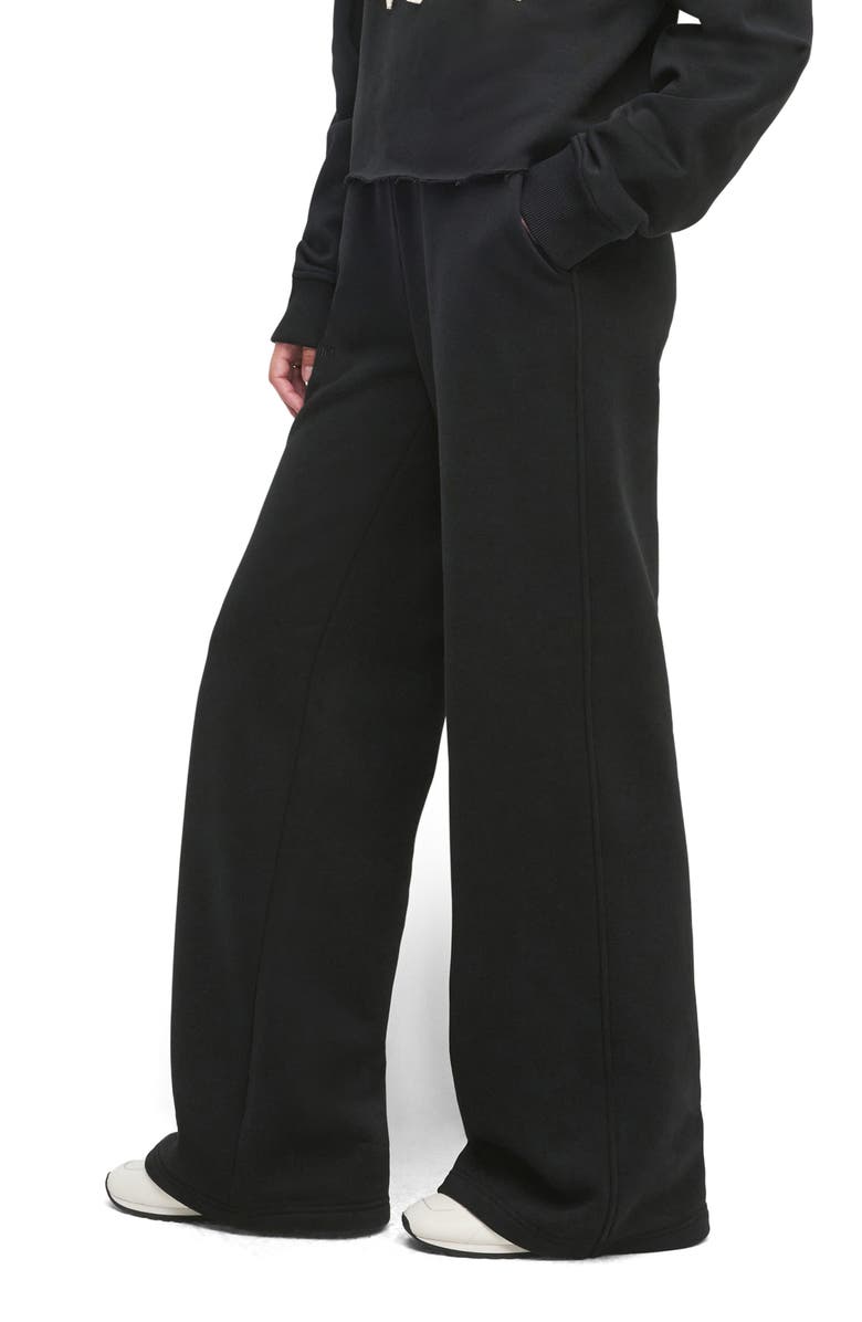 Favorite Daughter The Collegiate Flare Sweatpants, Alternate, color, Black