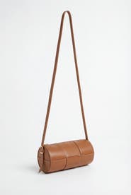 FURNIQ UK Harley Woven Leather Handbag