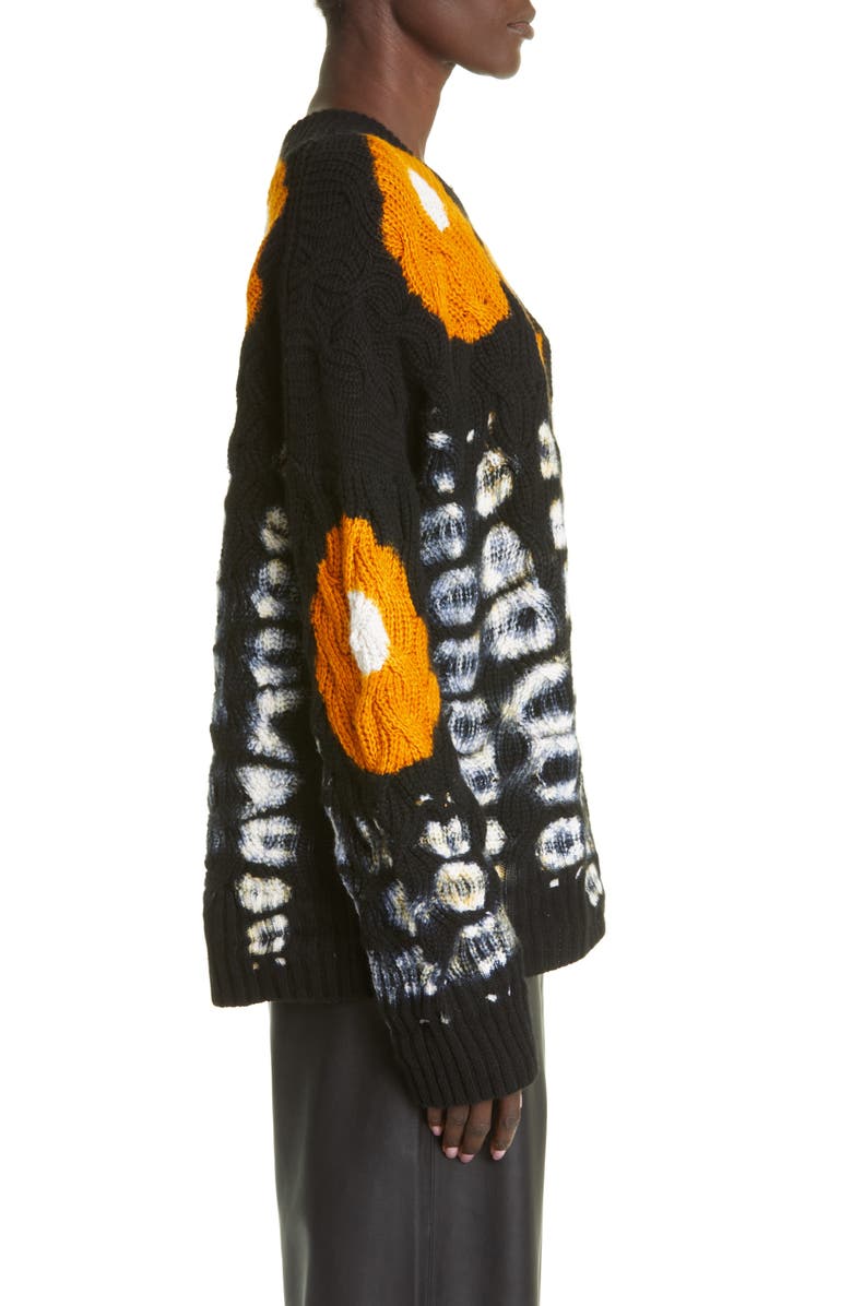 Altuzarra Lagune Cashmere Cable Knit Sweater, Alternate, color, 