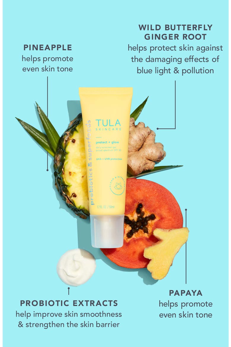 Protect + Glow Daily Sunscreen Gel Broad Spectrum SPF 30, Alternate, color, NO COLOR