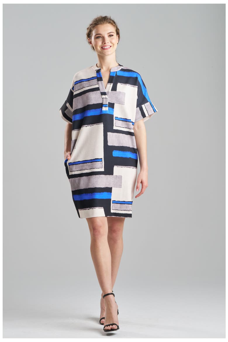 Block S/S Caftan Dress, Main, color, IMPERIAL BLUE