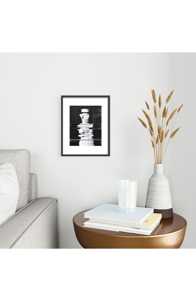 Deny Designs Digitex Triacotine 16 Framed Art Print, Alternate, color, Black Tones