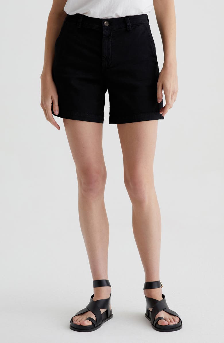 AG Jude Stretch Twill Shorts, Main, color, 