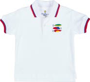 Florence Eiseman Knit Polo With Fishing Lures