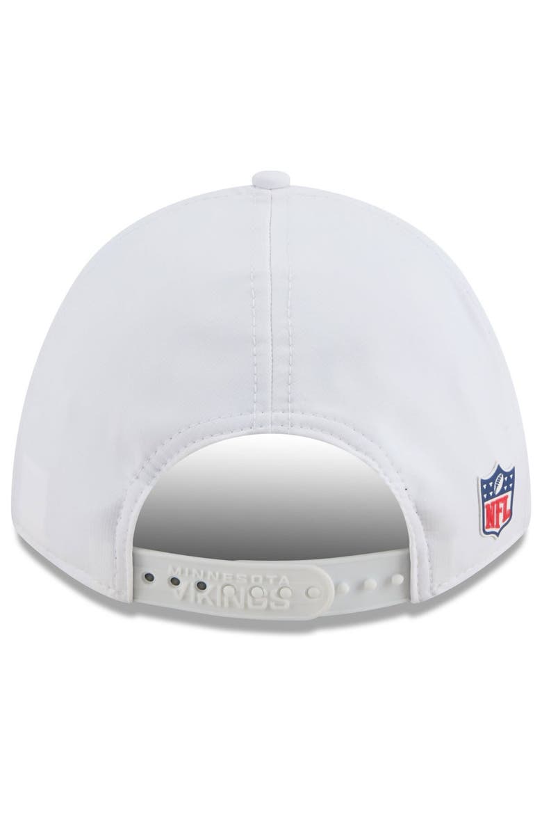 New Era Men's New Era White Minnesota Vikings 2025 Sideline  M-Crown 9FORTY Adjustable Hat, Alternate, color, 