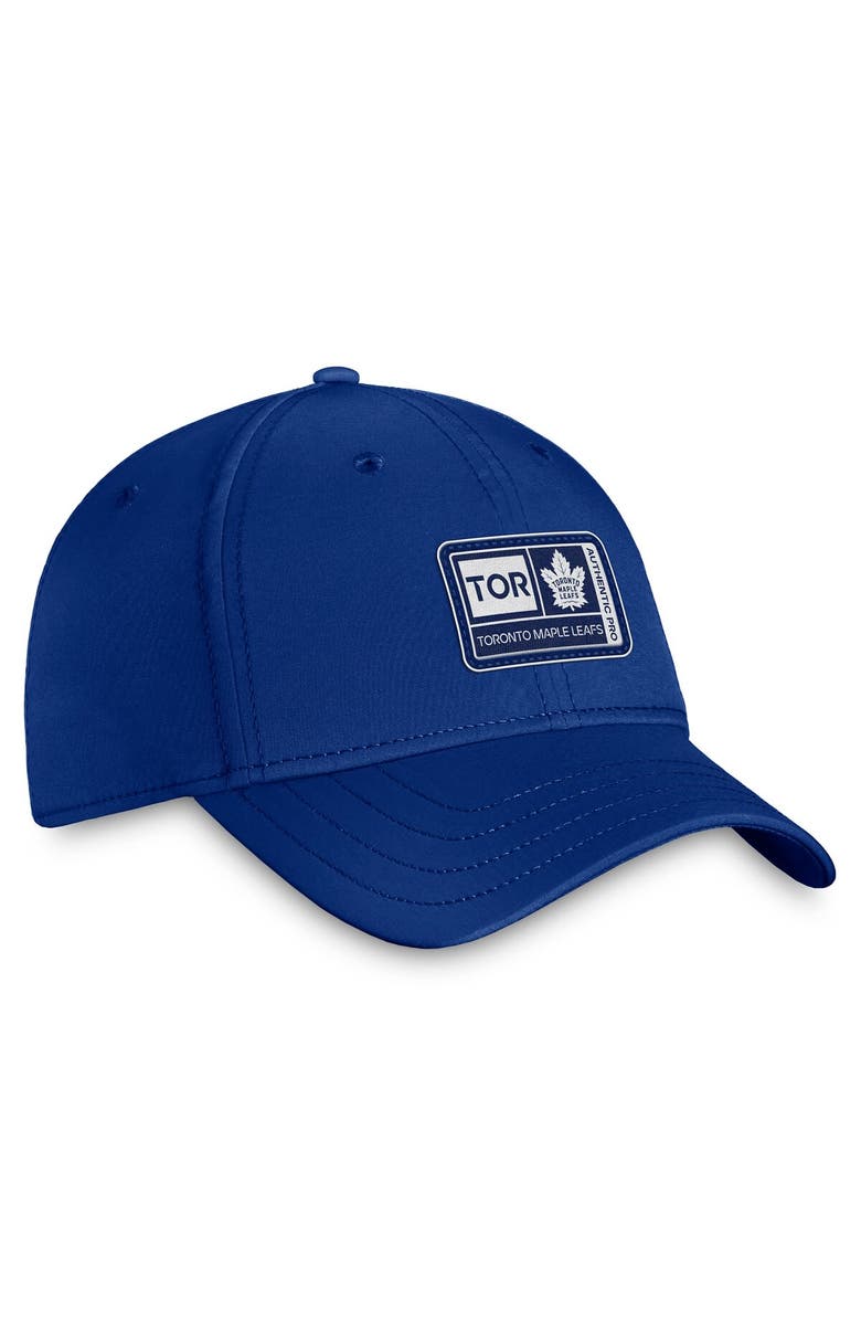 FANATICS Men's Fanatics Branded Blue Toronto Maple Leafs Authentic Pro Training Camp Flex Hat, Alternate, color, Blue