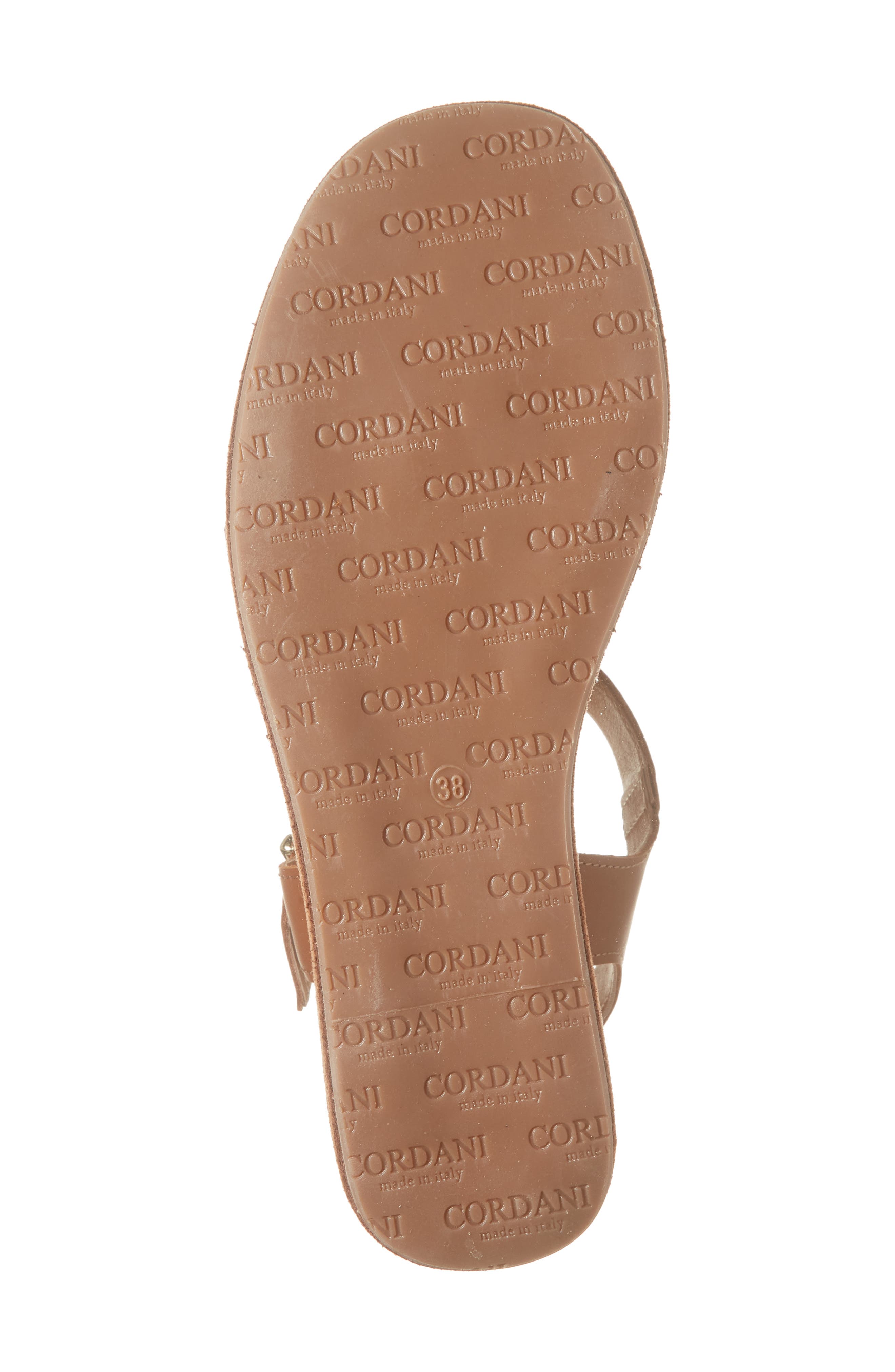 Cordani Jordynn Ankle Strap Platform Wedge Sandal, Alternate, color, Cuoio