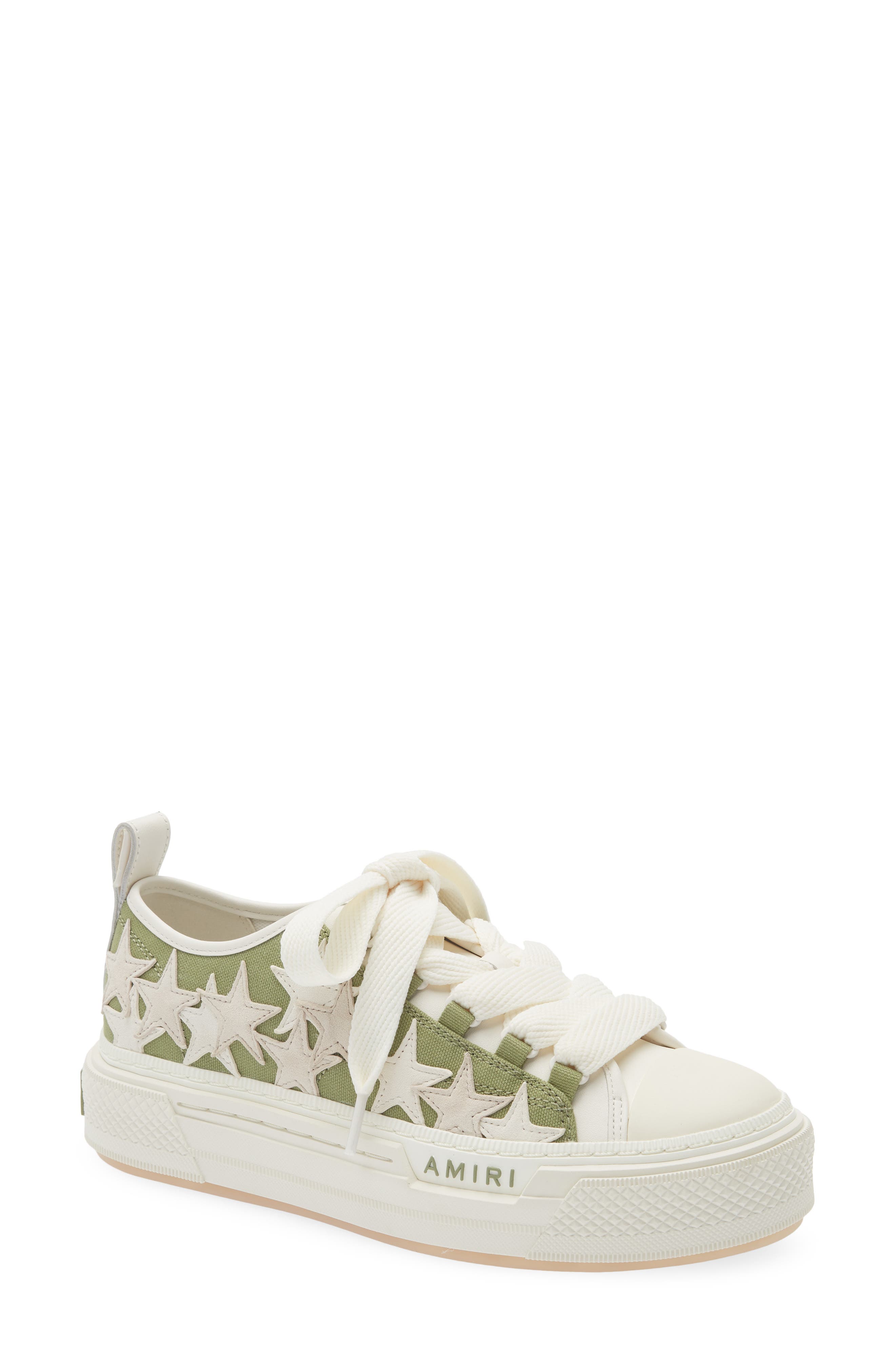AMIRI Stars Court Sneaker, Main, color, Green