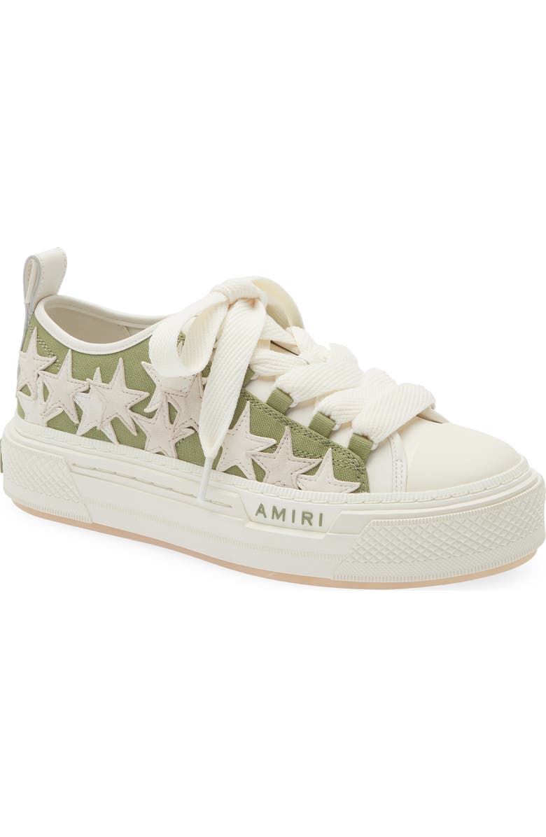 AMIRI Stars Court Sneaker, Main, color, Green