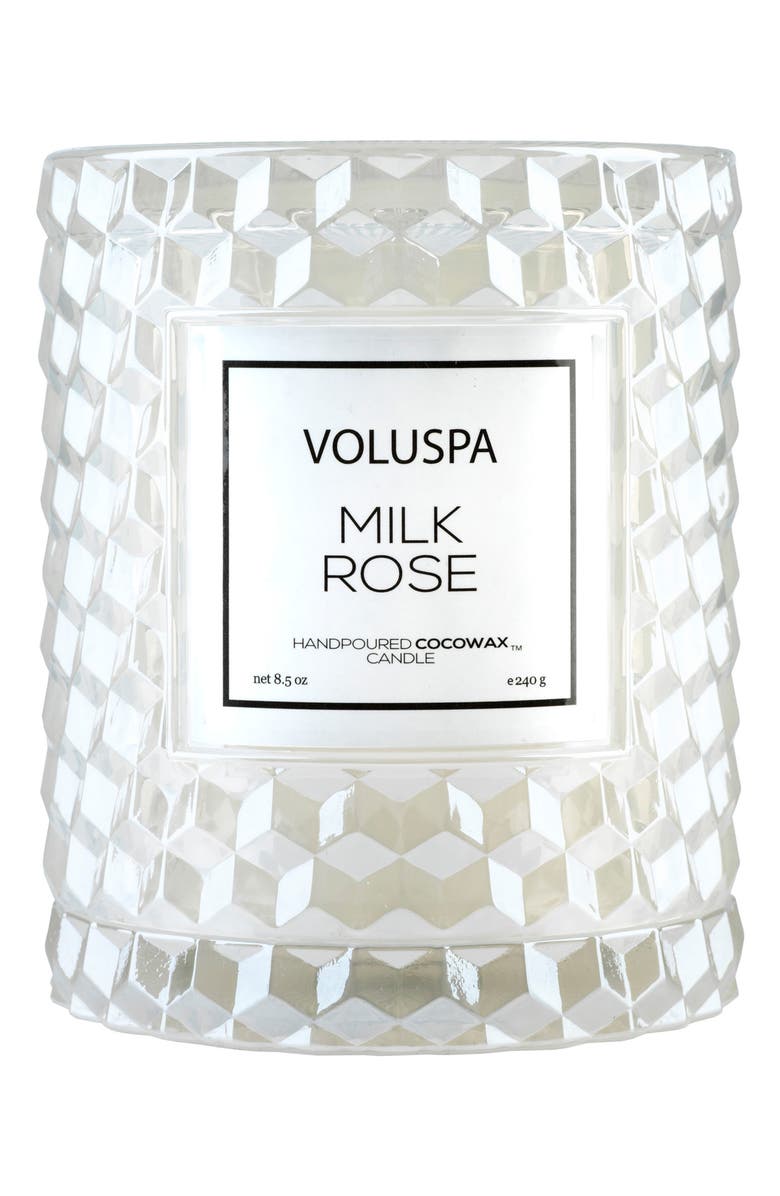 Voluspa Roses Icon Cloche Cover Candle, Main, color, 
