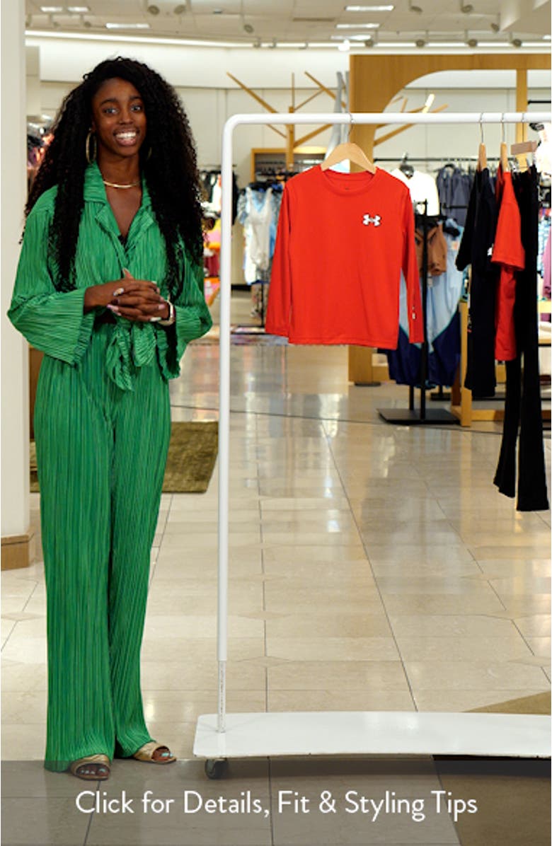 Kids' UA MVP Energy Tech Long Sleeve Graphic T-Shirt, sales video thumbnail