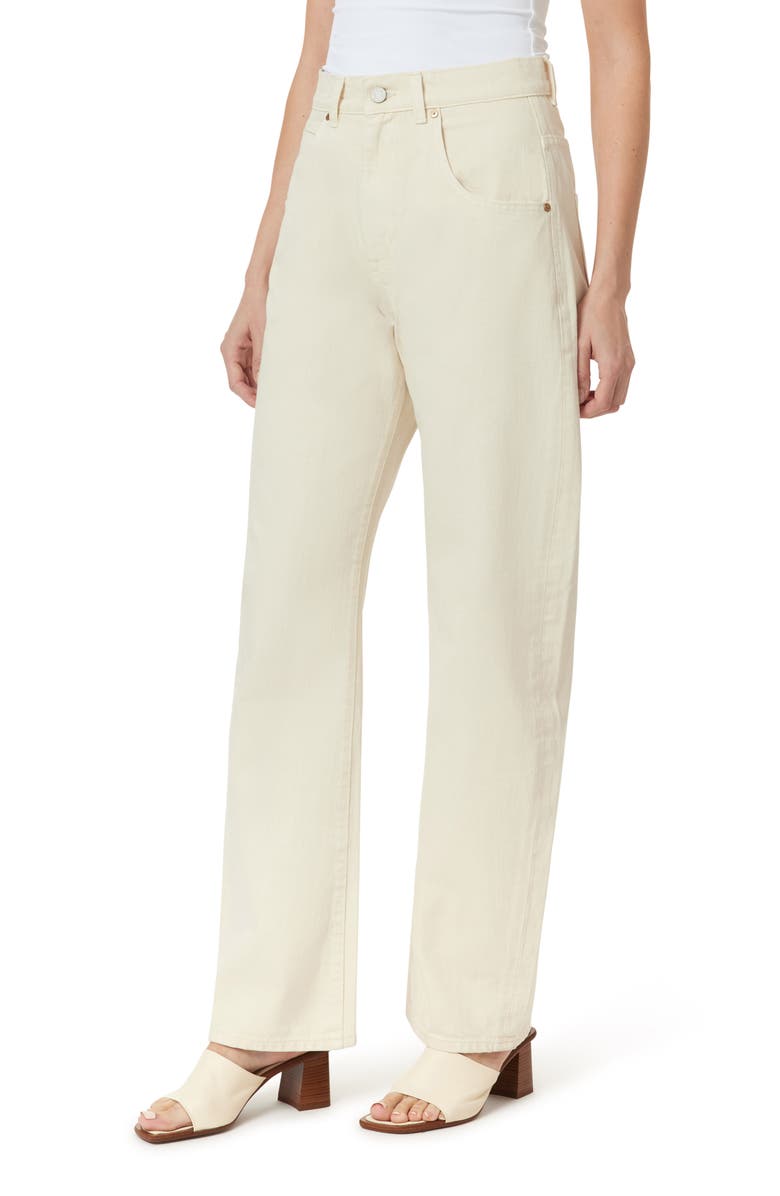 Habitual Gwen Relaxed Fit Bowed Wide Leg Jeans, Alternate, color, Stone