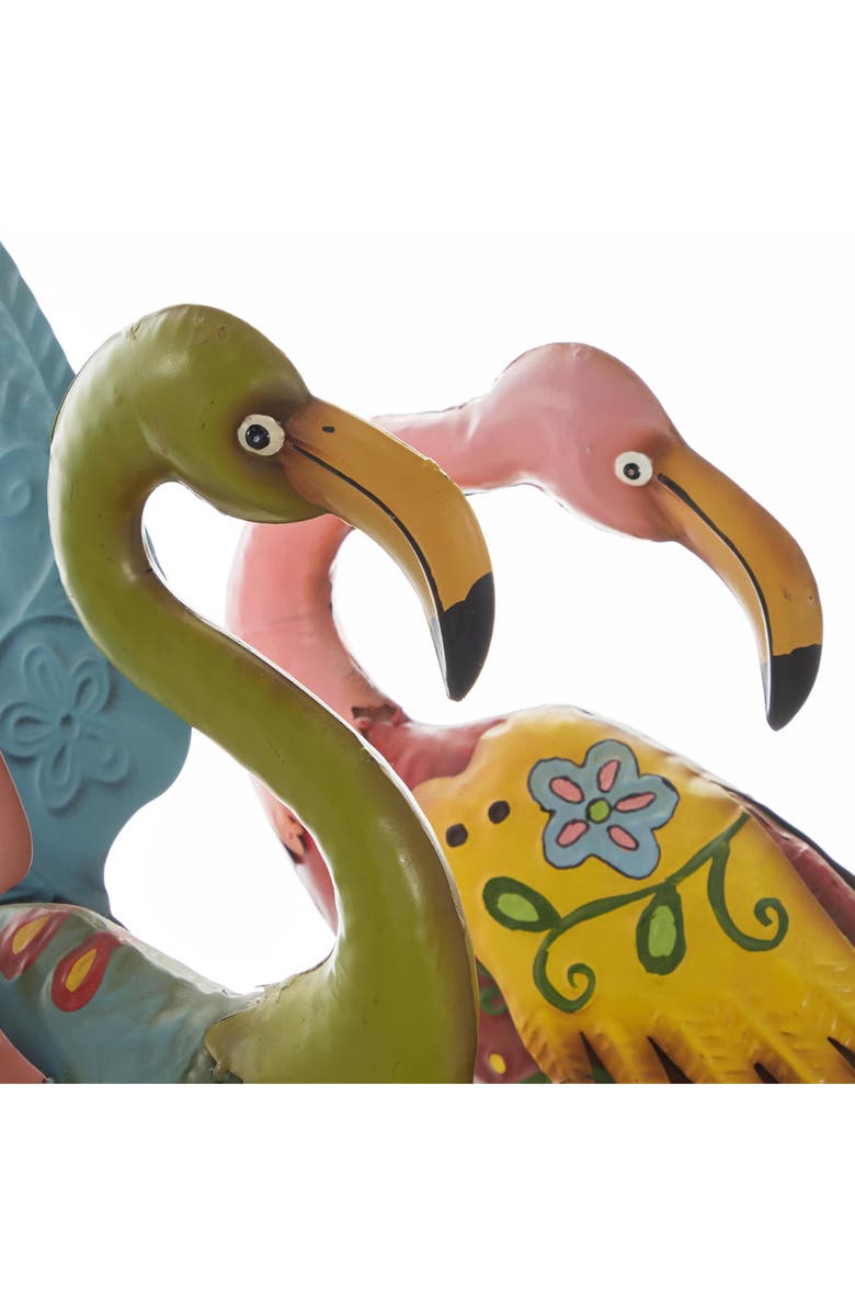 UMA Set of 2 Pink Flamingo Garden Sculptures, Alternate, color, Pink Garden