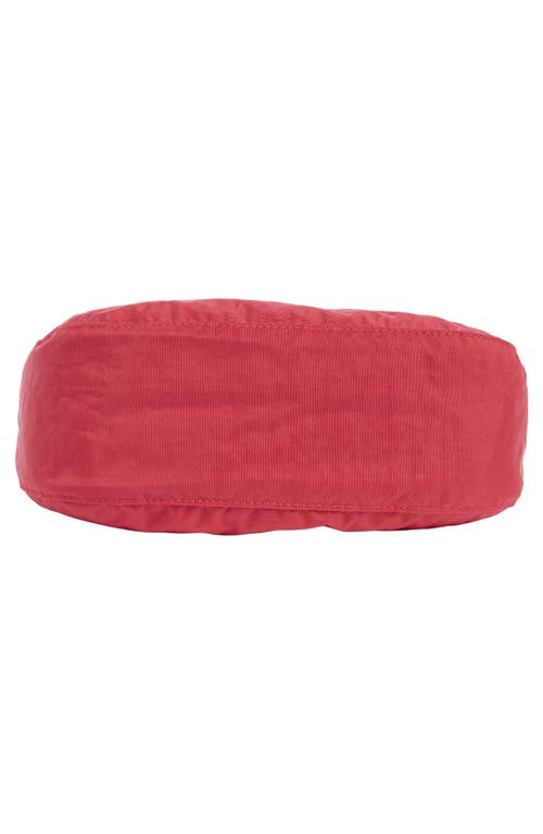 Baggu Small Recycled Nylon Crescent Bag In Red