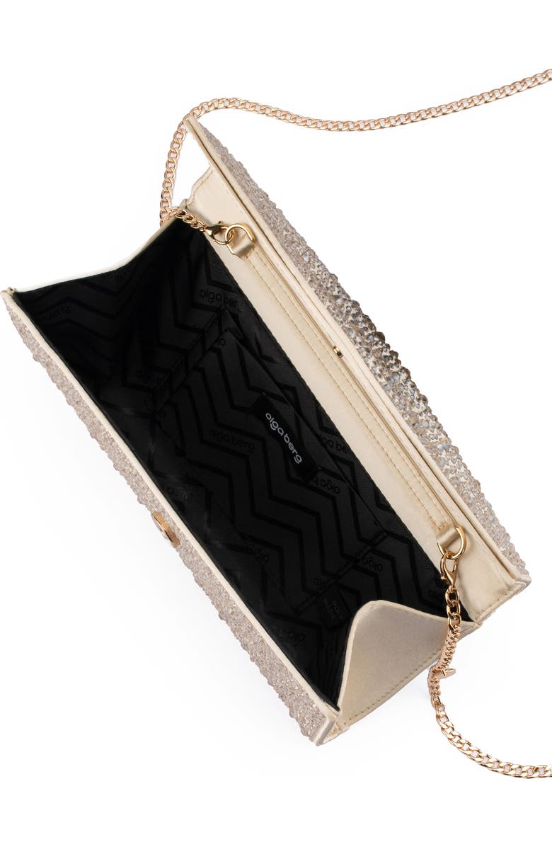 Olga Berg Emma Crystal Clutch, Alternate, color,