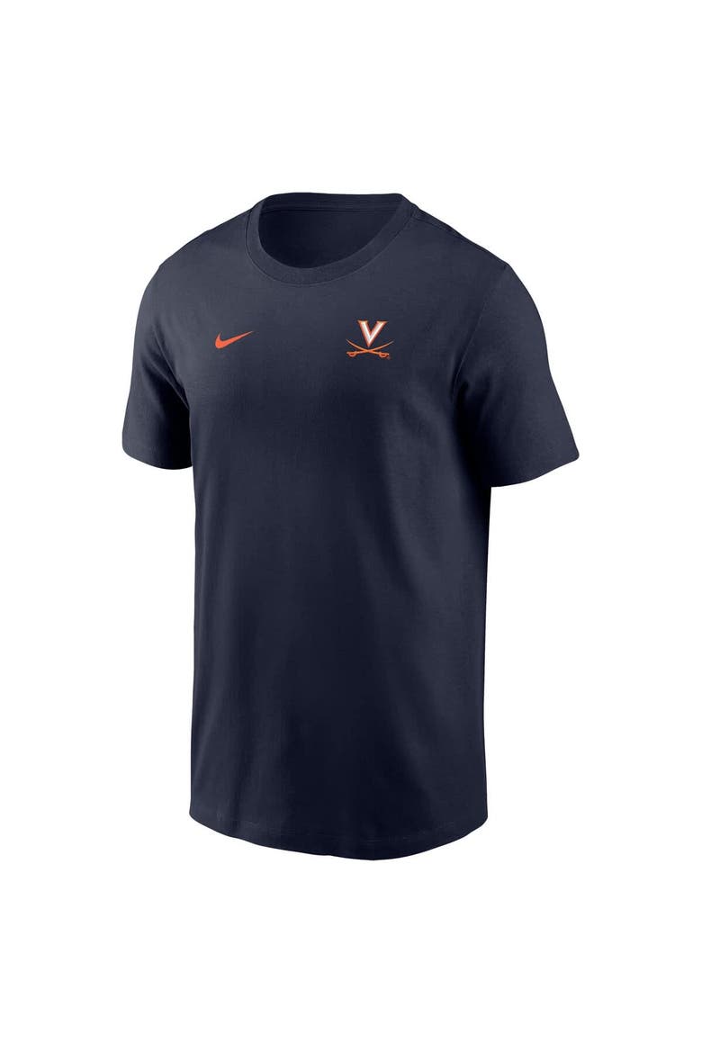 Men's Nike Navy Virginia Cavaliers 2025 Sideline Legend Performance T-Shirt, Alternate, color, Navy
