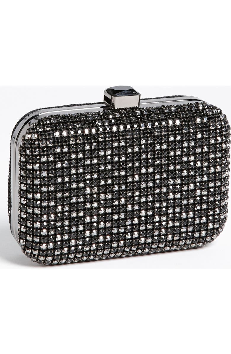 ZZDNU Natasha Couture Tasha Rhinestone Box Clutch, Main, color,