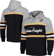 Mitchell & Ness Men's Mitchell & Ness Black/Gray Vegas Golden Knights Head Coach Pullover Hoodie