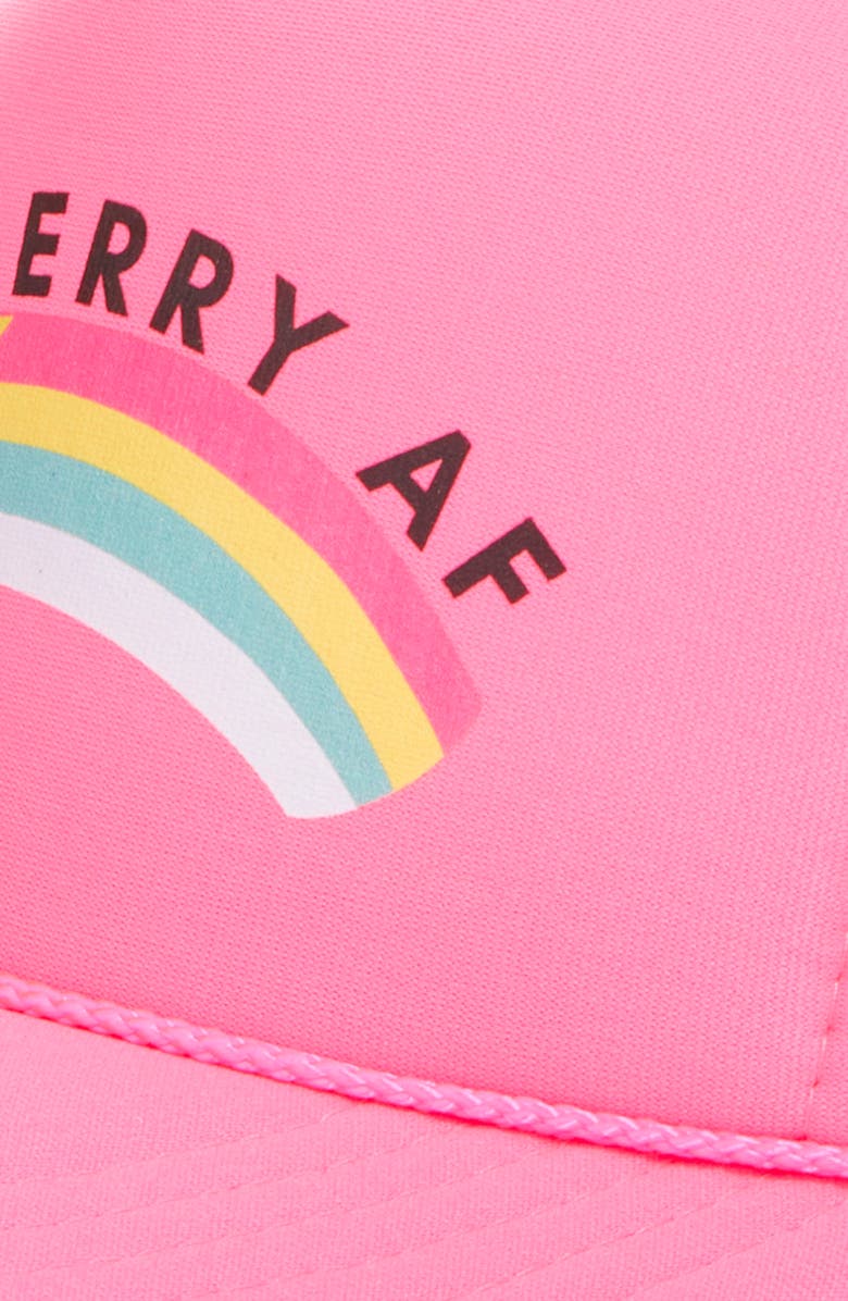 Friday Feelin’ Merry AF Baseball Cap, Alternate, color, Pink