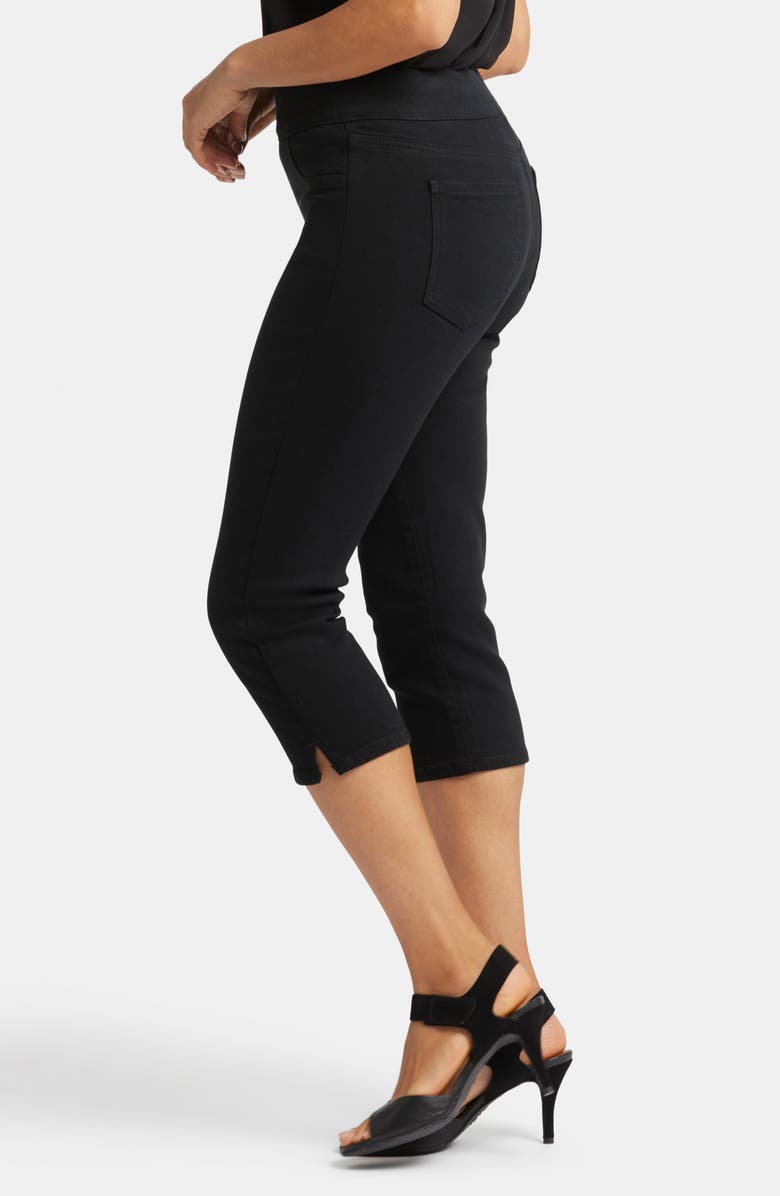 NYDJ Dakota Side Slit Pull-On Capri Jeans, Alternate, color,