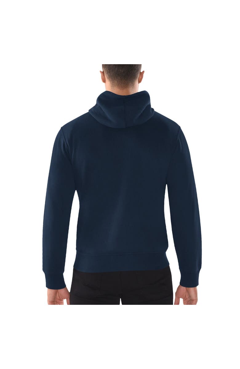 STARTER Men's Starter Navy Houston Texans Domestic Post Season Full-Zip Hoodie, Alternate, color, Navy