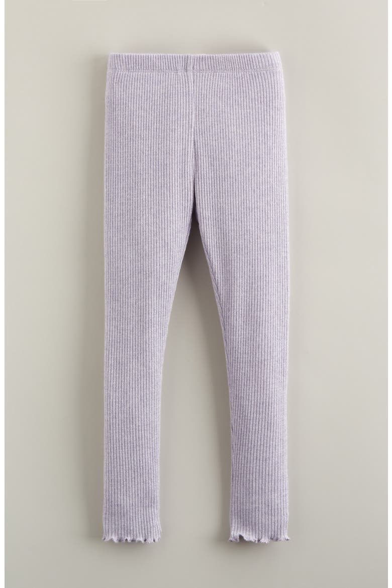 Kids' Sparkle Rib Leggings, Main, color, PURPLE PETAL