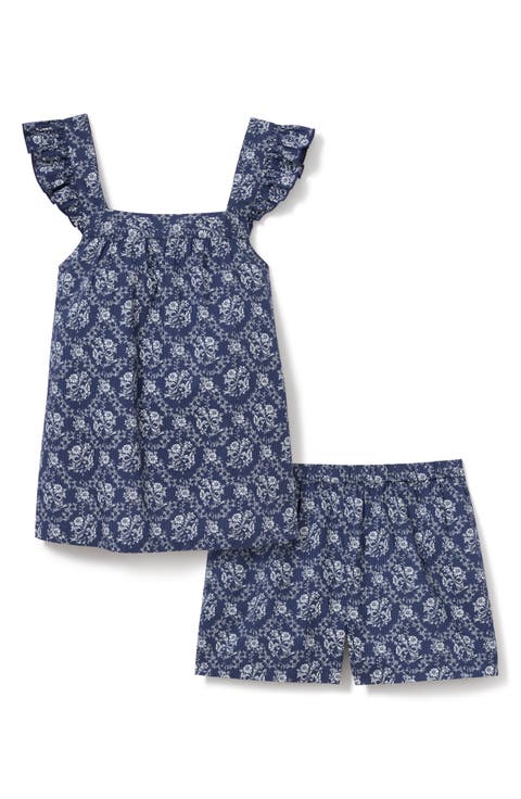 Clara Cotton Poplin Short Pajamas