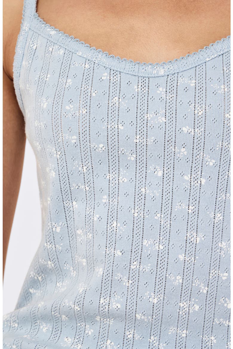 Imogen Pointelle Camisole, Alternate, color, CELESTIAL BLUE