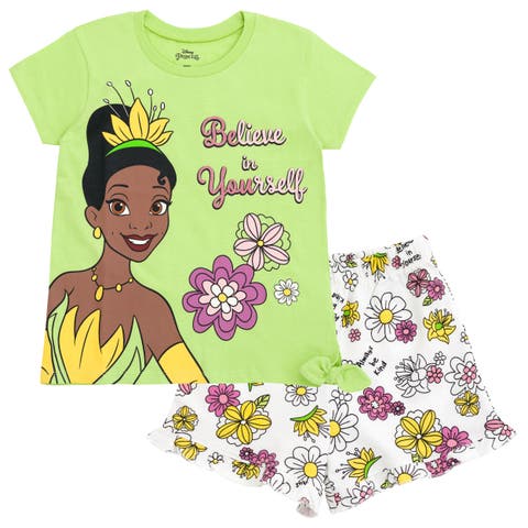 Princess 2-Piece T-Shirt and Shorts Set (Toddler, Little Kid & Big Kid)
