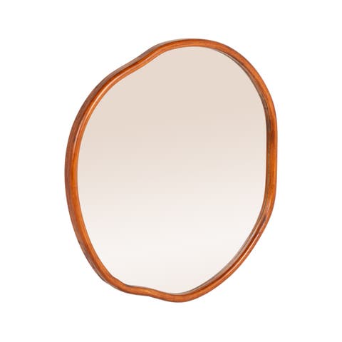 Organic Wall Mirror with Frame