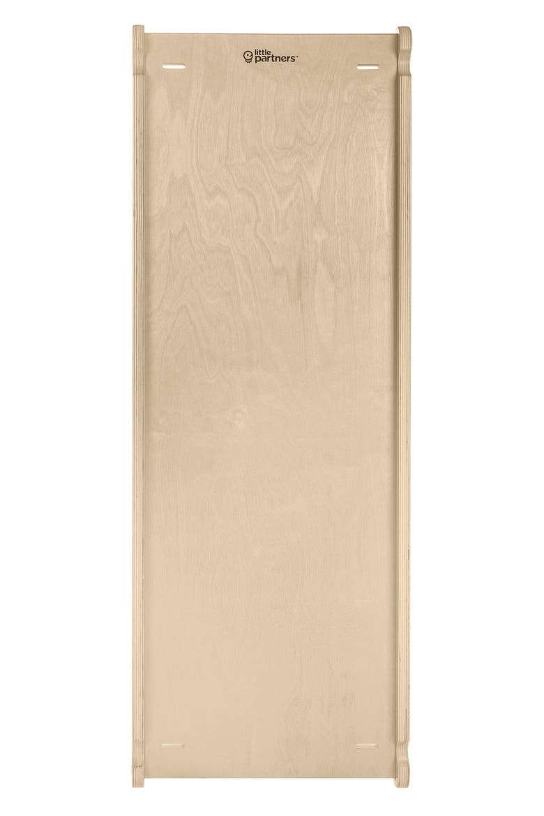 2-in-1 Wooden Climbing Ramp & Slide Attachment, Alternate, color, NATURAL
