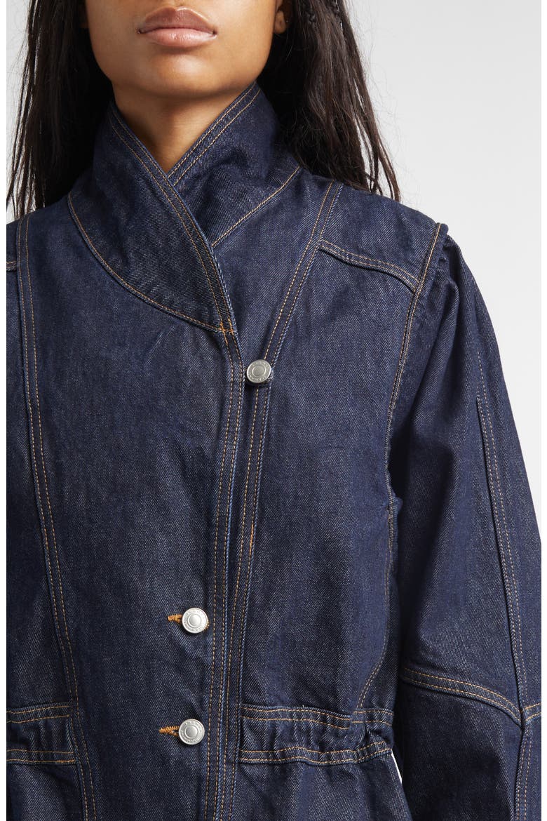 Dolie Denim Jacket, Alternate, color, BLUE