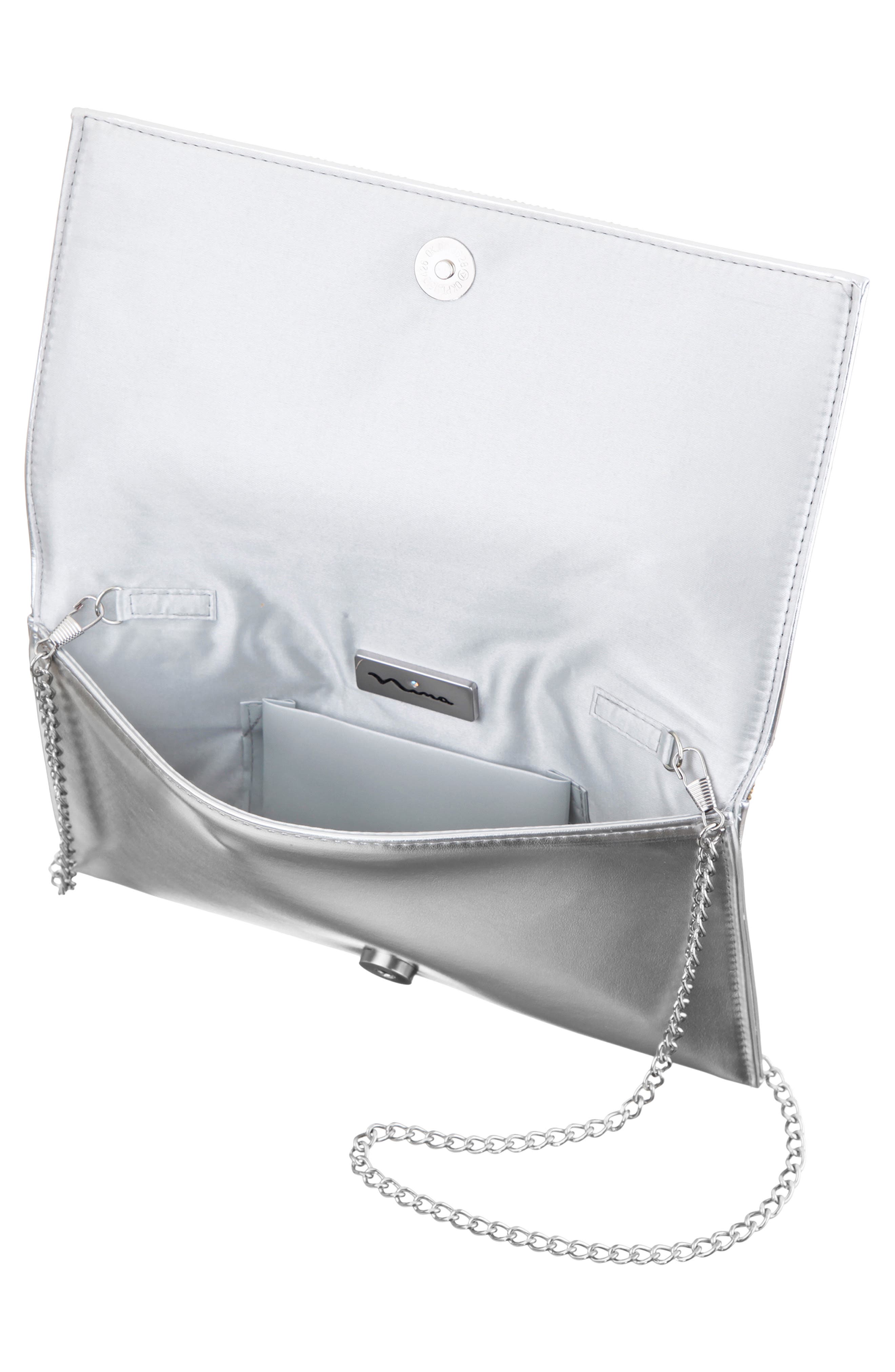 Twinkle Clutch, Alternate, color, SILVER
