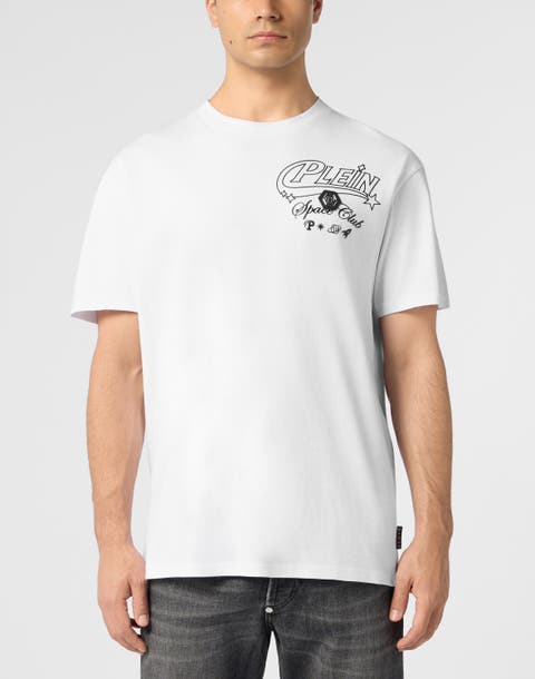 Round Neck T-Shirt Space Club Logo Men