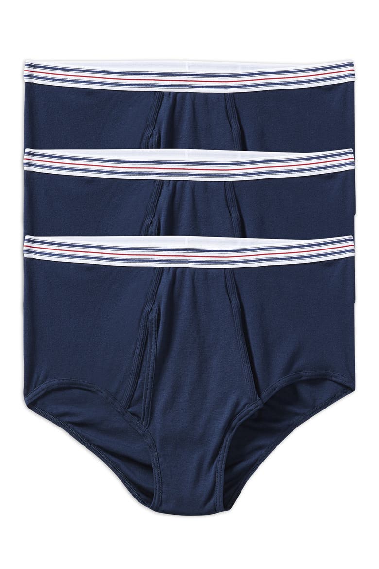 3-pk Color Briefs, Alternate, color, NAVY