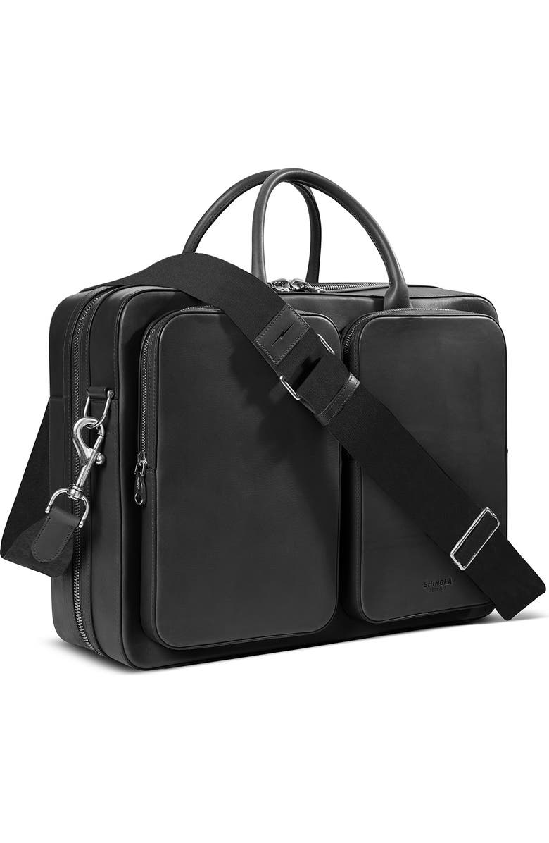 Shinola Canfield Traveler Briefcase, Alternate, color,