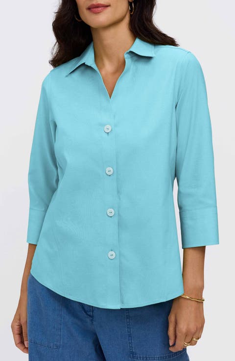 Paityn Non-Iron Cotton Shirt (Regular & Petite)