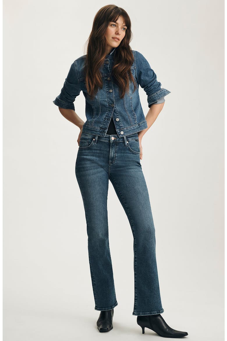 Molly Mid Rise Bootcut Jeans, Alternate, color, DARK BRUSHED FLEX BLUE
