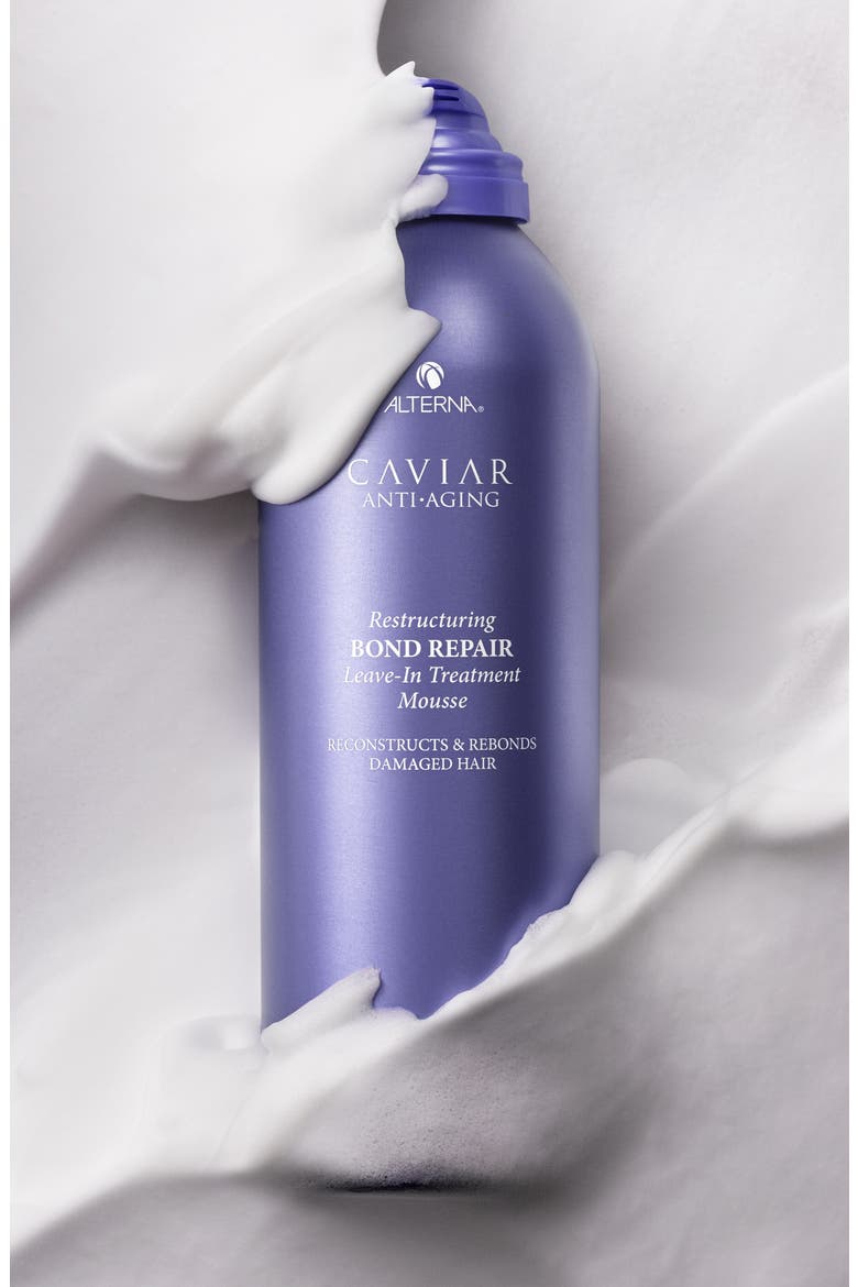 Caviar Anti-Aging Restructuring Bond Repair Leave-in Treatment Mousse, Alternate, color, NO COLOR