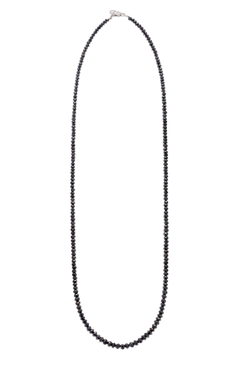 Sethi Couture Black Diamond Beaded Necklace, Main, color, Black Diamond