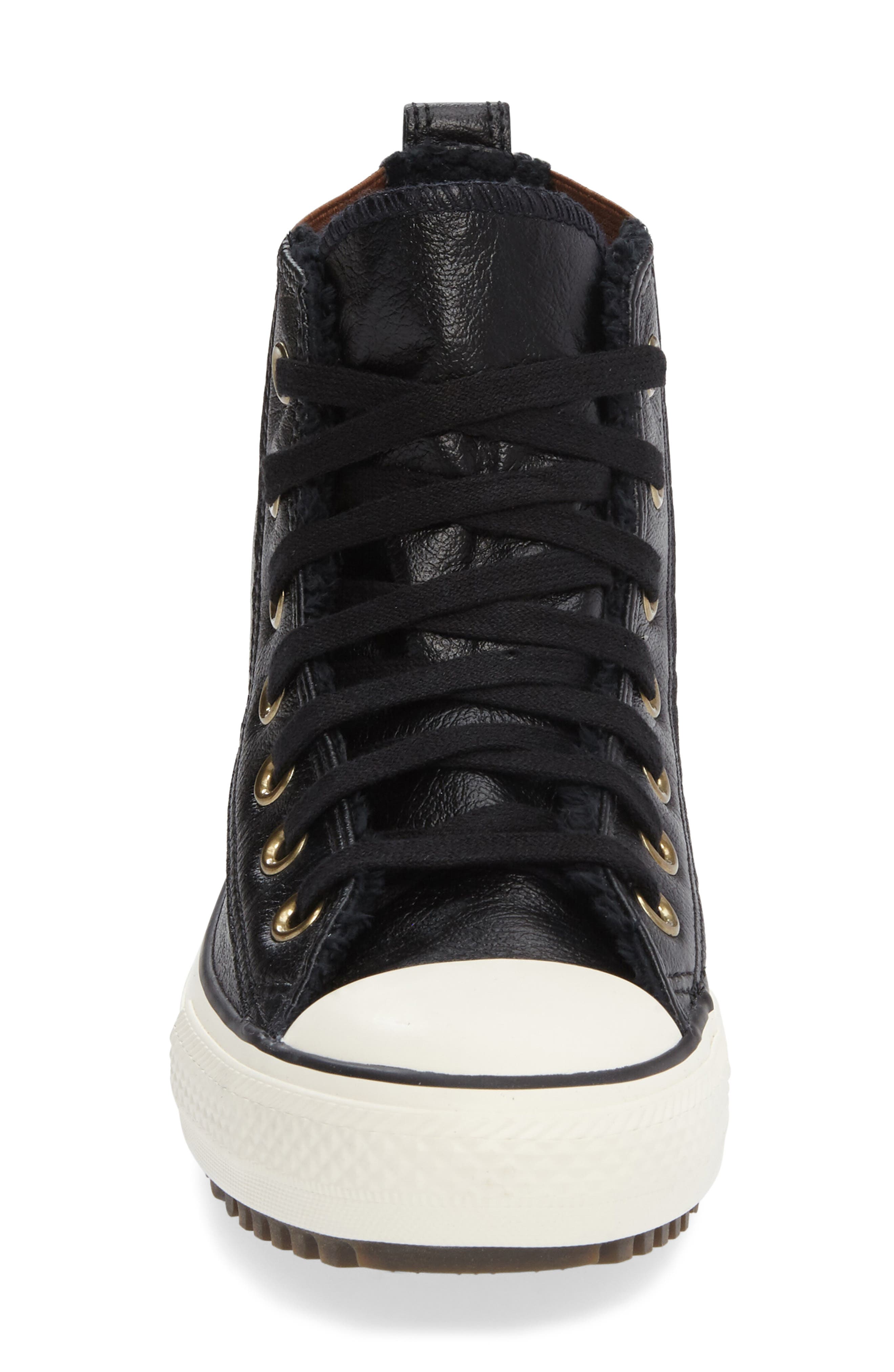 Converse Chuck Taylor<sup>®</sup> All Star<sup>®</sup> Faux Fur Chelsea Sneaker, Alternate, color, 