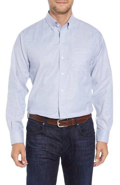 Cotton Blend Oxford Shirt