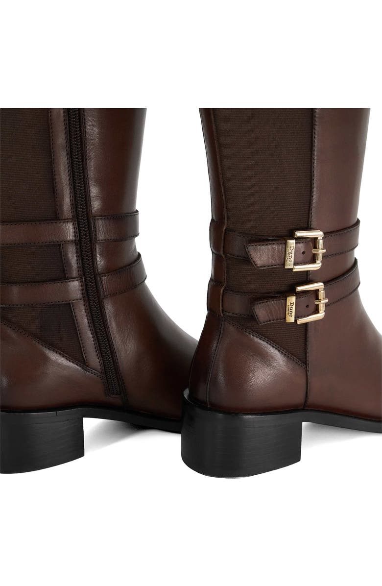 Dune London Tatter Knee High Boot, Alternate, color, Brown