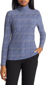 Anne Klein Long Sleeve Turtleneck Top