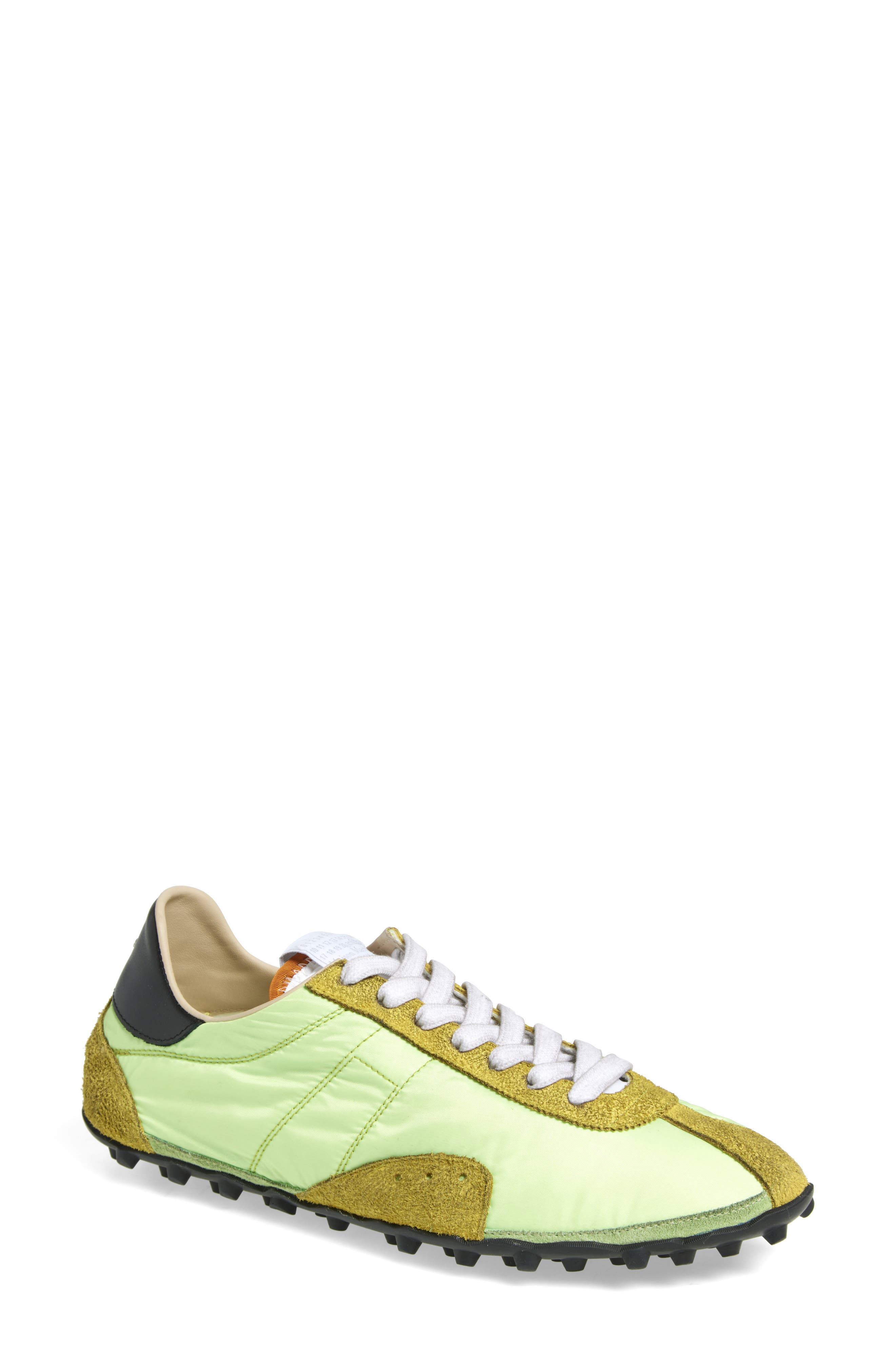 Maison Margiela Sprinter Low Top Sneaker, Main, color, Butterfly Green/ Black
