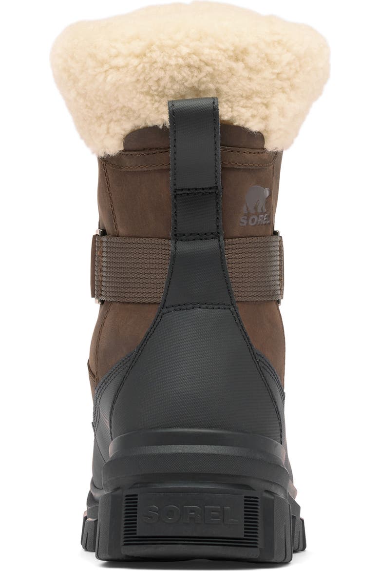 sorel tivoli ii tobacco V Waterproof Boots - Women's PU coated leather mudguard and heel overlay SOREL Tivoli V Women's Winter