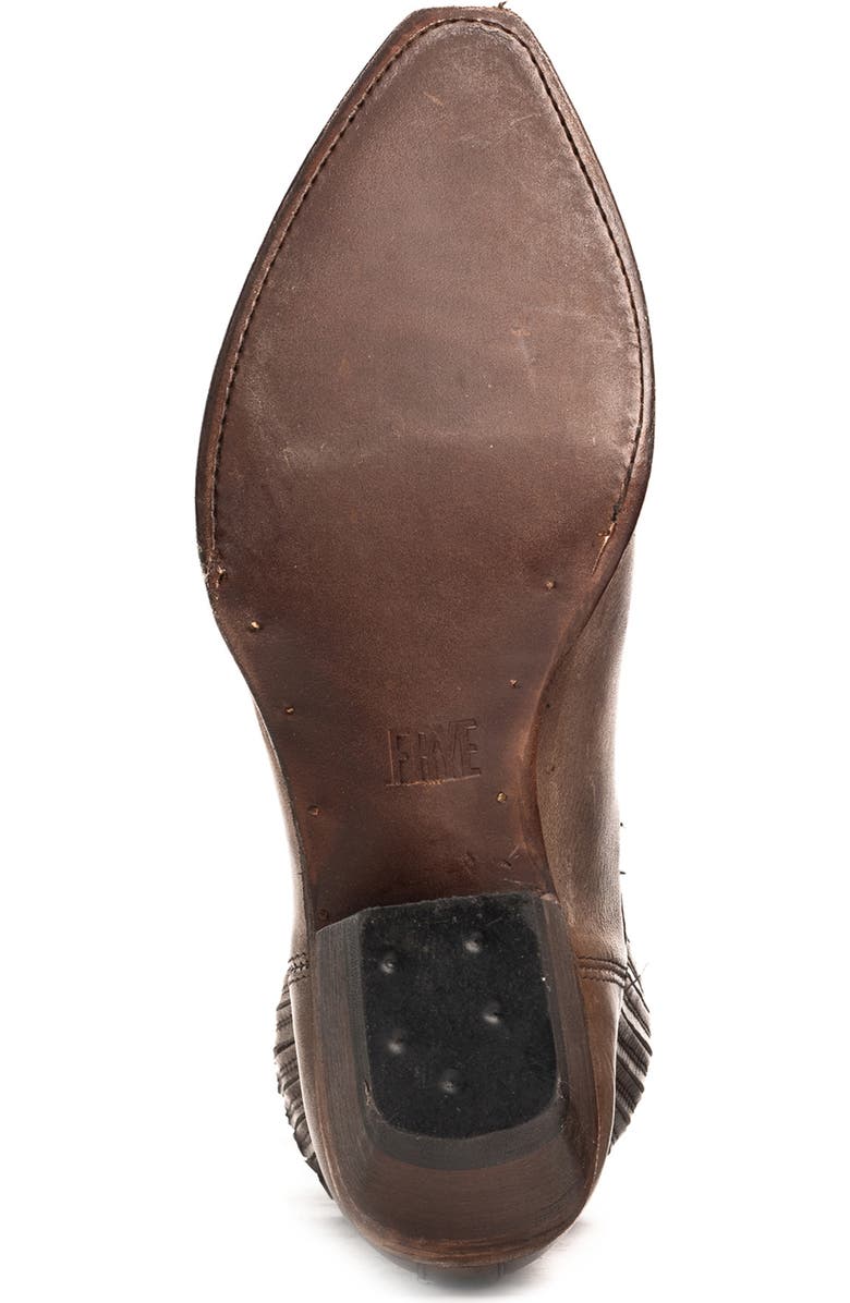 Frye Sacha Western Chelsea Boot, Alternate, color, Stone