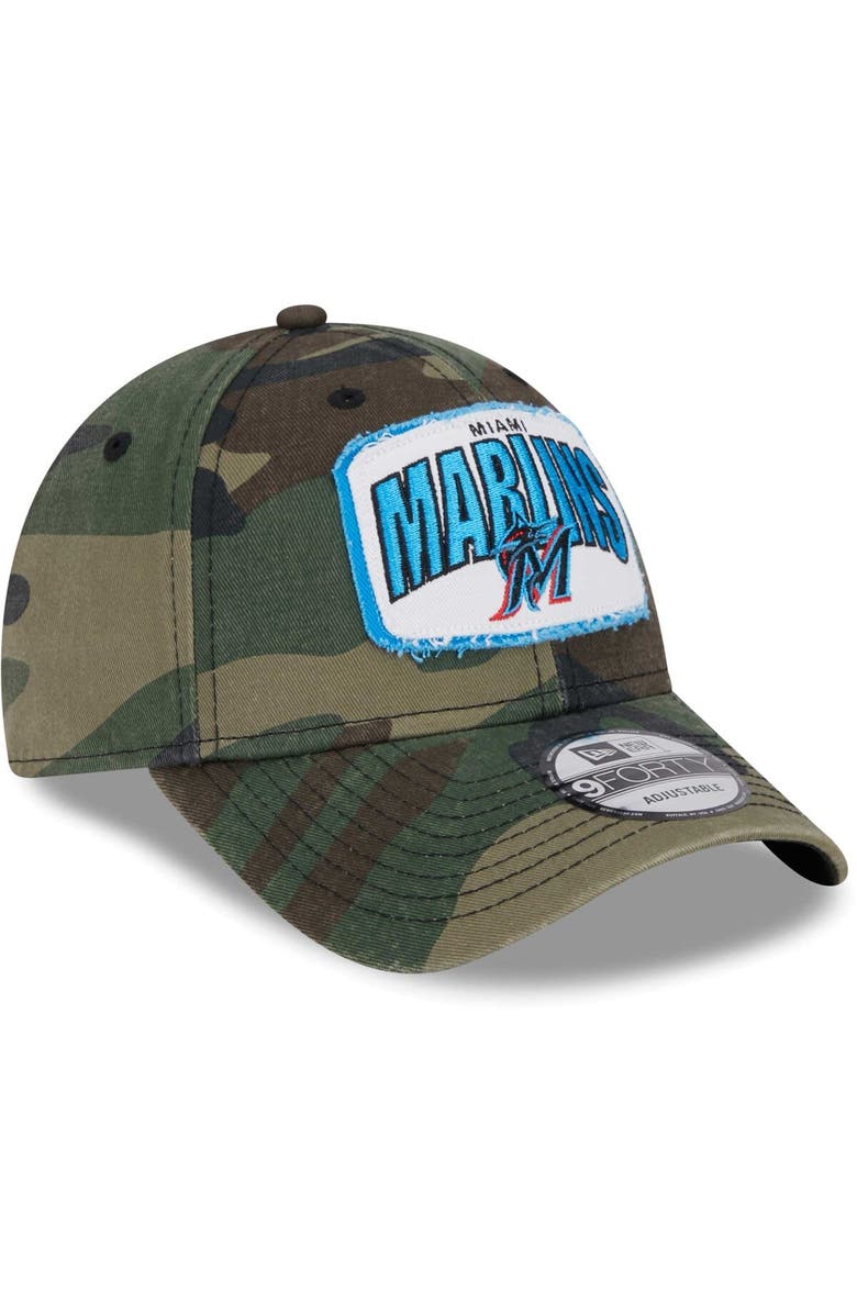 New Era Men's New Era Camo Miami Marlins Gameday 9FORTY Adjustable Hat, Alternate, color, Camo